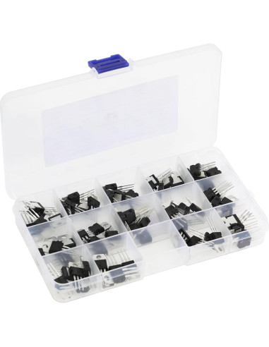 Kit de 70 Transistores Reguladores de Voltaje Cermant TO-220