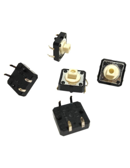 10 Interruptores Táctiles SPST NO CGjiogujio B3F-4050 12x12mm
