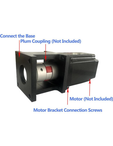 Soporte de Motor Paso a Paso Nema23 Huofumen 57mm Aluminio