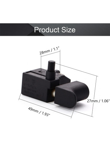 Interruptor de Gatillo Fielect para Taladro Bosch 4100