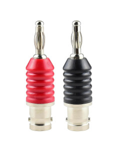 Adaptador BNC hembra a conector banana 4mm Onelinkmore - Paquete de 2