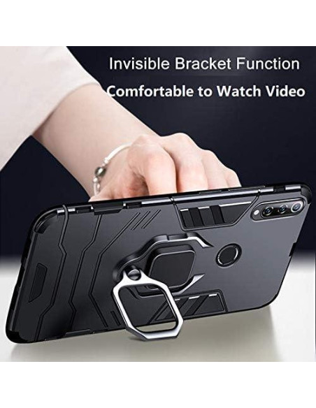 Funda Armadura Doble Capa Huawei Honor 8X + Protector Vidrio