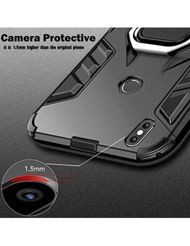 Funda Armadura Doble Capa Huawei Honor 8X + Protector Vidrio