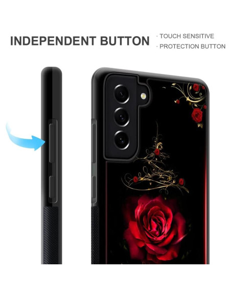 Funda Protectora Rosa Espiritual para Samsung Galaxy S21 6.2"