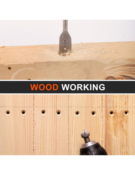 Juego de Brocas COMOWARE 104 Piezas Titanio y Destornilladores