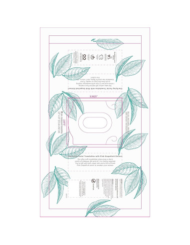 Toallitas Limpiadoras Faciales Burt's Bees 30 Unidades Pomelo Rosa