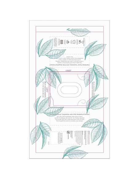Toallitas Limpiadoras Faciales Burt's Bees 30 Unidades Pomelo Rosa