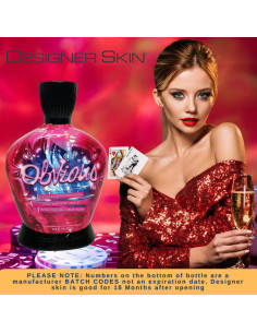 Loción Bronceadora Designer Skin Obvious 18X 399.5 ml 2