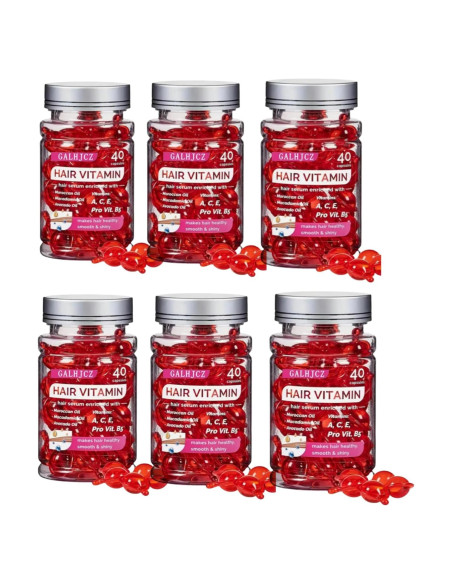 240 Cápsulas Suero Tratamiento Cabello Sin Enjuague GALHJCZ