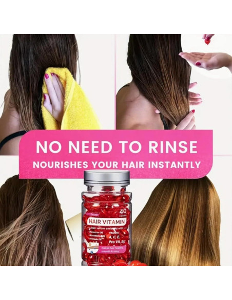 240 Cápsulas Suero Tratamiento Cabello Sin Enjuague GALHJCZ