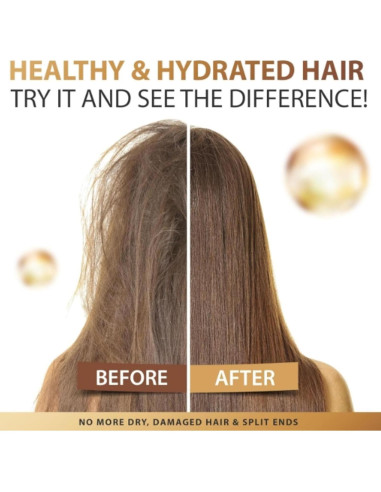 240 Cápsulas Suero Tratamiento Cabello Sin Enjuague GALHJCZ