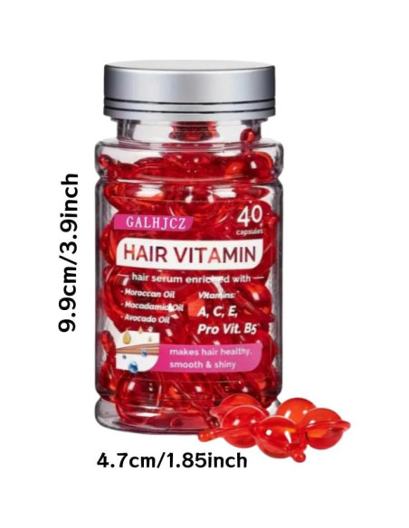 240 Cápsulas Suero Tratamiento Cabello Sin Enjuague GALHJCZ