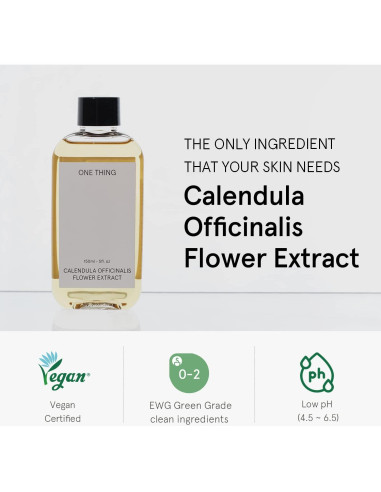 Tónico Facial Vegano ONE THING Calendula 150 ml Hidratante