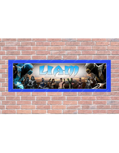 Póster Personalizado Guerrero Mortal Kombat 21.6x74.9cm