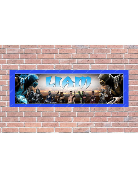 Póster Personalizado Guerrero Mortal Kombat 21.6x74.9cm