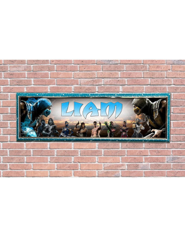 Póster Personalizado Guerrero Mortal Kombat 21.6x74.9cm