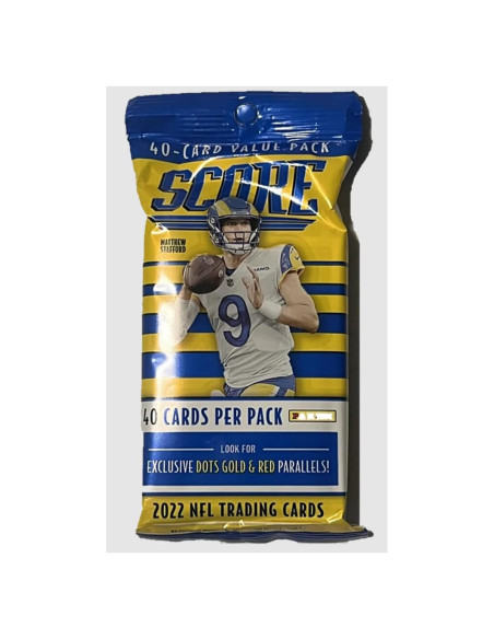 Paquete Grueso de Tarjetas de Fútbol Panini Score 2022 - 40 Unidades Paquete Grueso de Tarjetas de Fútbol Panini Score 2022 - 40 Unidades