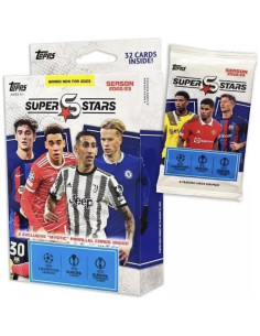 Topps UEFA Superstars 2023 Hanger Pack - 4 Paquetes de Tarjetas 2