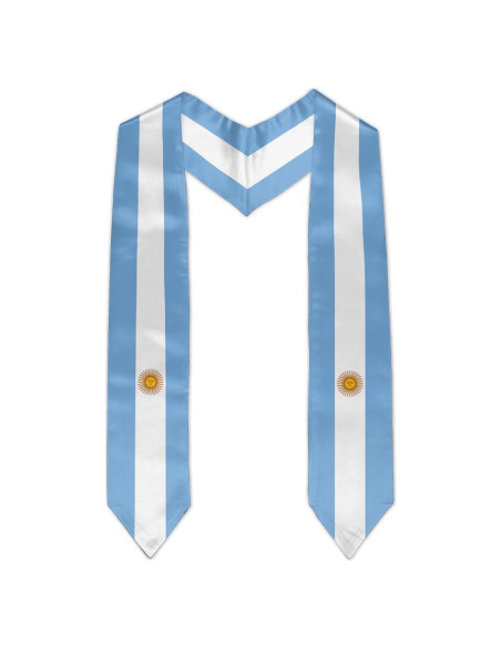 Estola de Graduación JJZ-Gradstole Bandera Argentina 182.88 cm