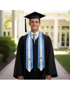 Estola de Graduación JJZ-Gradstole Bandera Argentina 182.88 cm 2