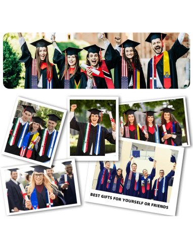 Estola de Graduación JJZ-Gradstole Bandera Argentina 182.88 cm