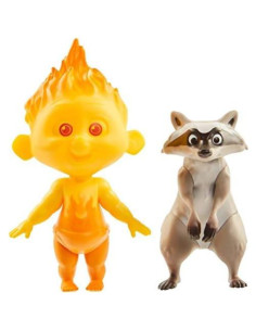 Figuras de acción Jack-Jack y mapache Los Increíbles 2 27 cm 2