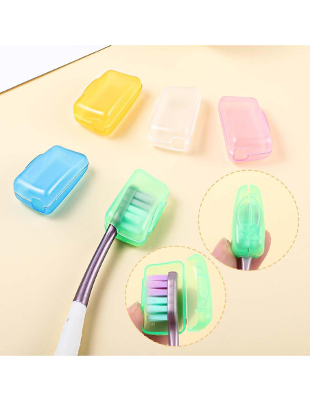 10 Cubiertas de Cepillo de Dientes Viaje Xinjoduz a Prueba de Polvo