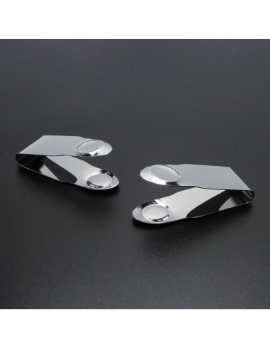 2 Piezas Descorazonador de Fresas Acero Inoxidable Luzen