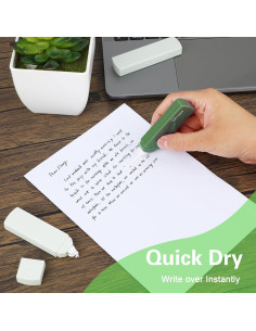 Cinta Correctora Blanca GEEHUA 6 Piezas 6m Rápido Secado 2