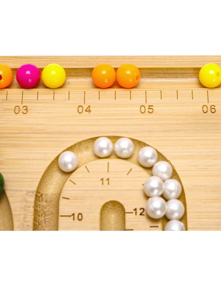 Tablero de cuentas de bambú Coloch 2 en 1 para joyería