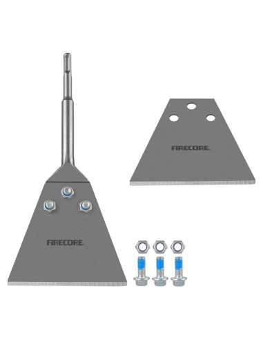 Raspador de Suelo SDS Plus Firecore 13.5x28.5cm con Hoja