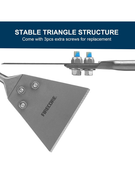 Raspador de Suelo SDS Plus Firecore 13.5x28.5cm con Hoja