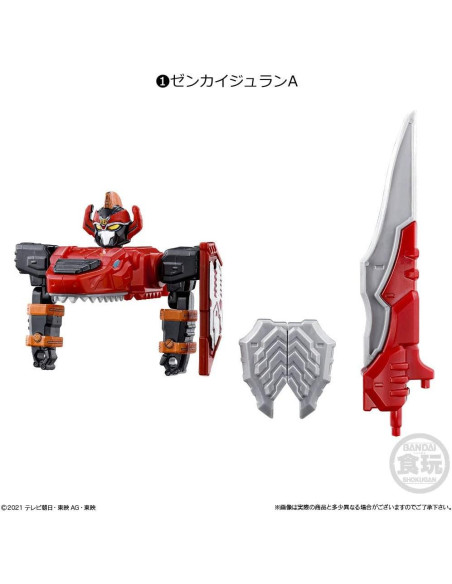Set de 5 Mini PLA Kikai Sentai Zenkaiger Bandai 15 cm