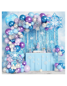 Kit de Arco de Globos Congelados 167 Piezas Ouddy Life
