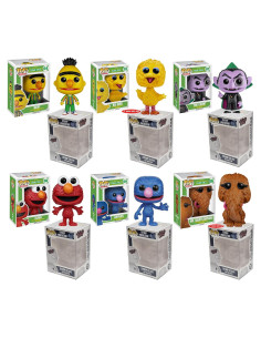 Funko Pop Barrio Sésamo + Protector ToyBop - Figura Coleccionable