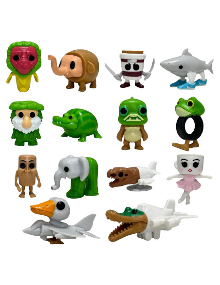 14 Figuras de Acción Italianas Brainrot - Juguetes Decorativos