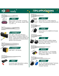 Herramienta Extractora de Pines JRready ST5345 con 9 Puntas 2