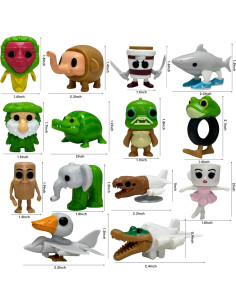 14 Figuras de Acción Italianas Brainrot - Juguetes Decorativos 2