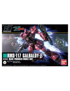 Figura de Acción Bandai HGUC 1/144 Galbaldy Beta Zeta Gundam