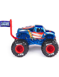 Camión Monstruo Marvel Monster Jam 2024 1:64 Capitán América 2