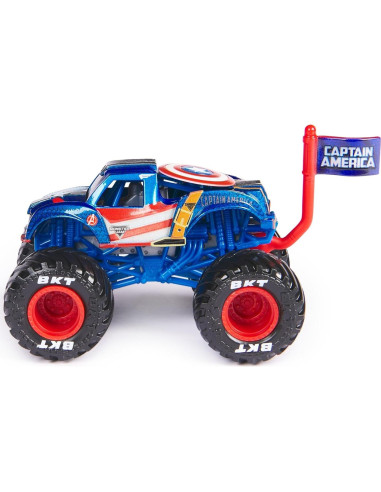 Camión Monstruo Marvel Monster Jam 2024 1:64 Capitán América