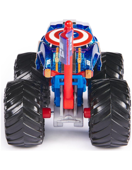 Camión Monstruo Marvel Monster Jam 2024 1:64 Capitán América