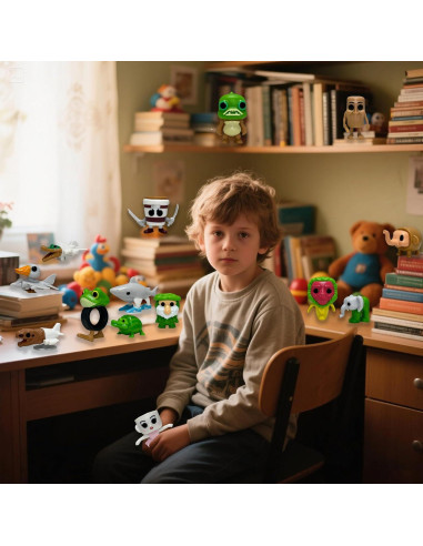 14 Figuras de Acción Italianas Brainrot - Juguetes Decorativos