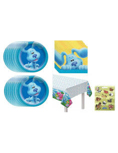 Suministros Fiesta Cumpleaños Blue's Clues Bebés 16 Platos