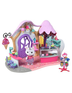 Tienda de Helados de Cristal Honey Bee Acres con Figura Unicornio