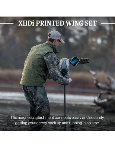 Juego de Alas de Reemplazo Lucky Duck para Decoys Giratorios