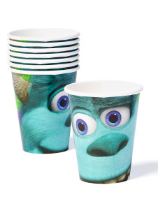 Tazas de Papel Disney Monsters University Amscan 8 Pcs 266 ml