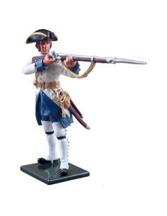 Figura de Metal W. Britain Marines Franceses 1754-1760 1:32