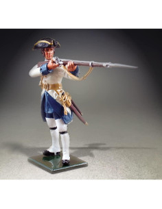 Figura de Metal W. Britain Marines Franceses 1754-1760 1:32 2