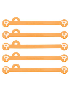 Correas Magnéticas de Silicona Cámara de Madera 105mm Naranja